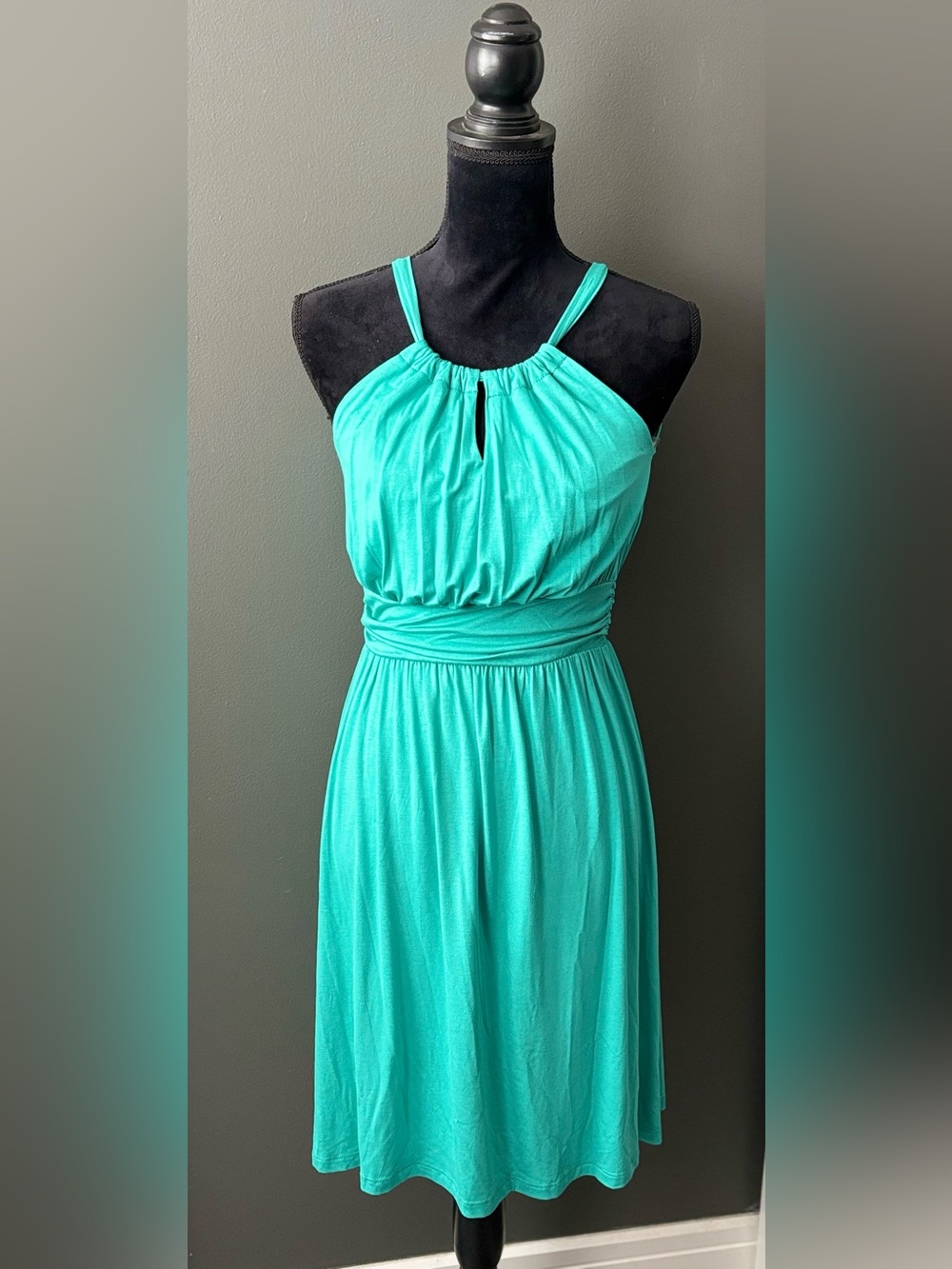 Women's Teal Halter Sundress